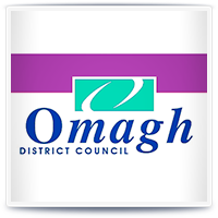 Omagh Leisure District Council logo.